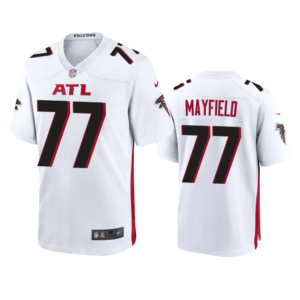 jalen-mayfield-falcons-white-game-jersey