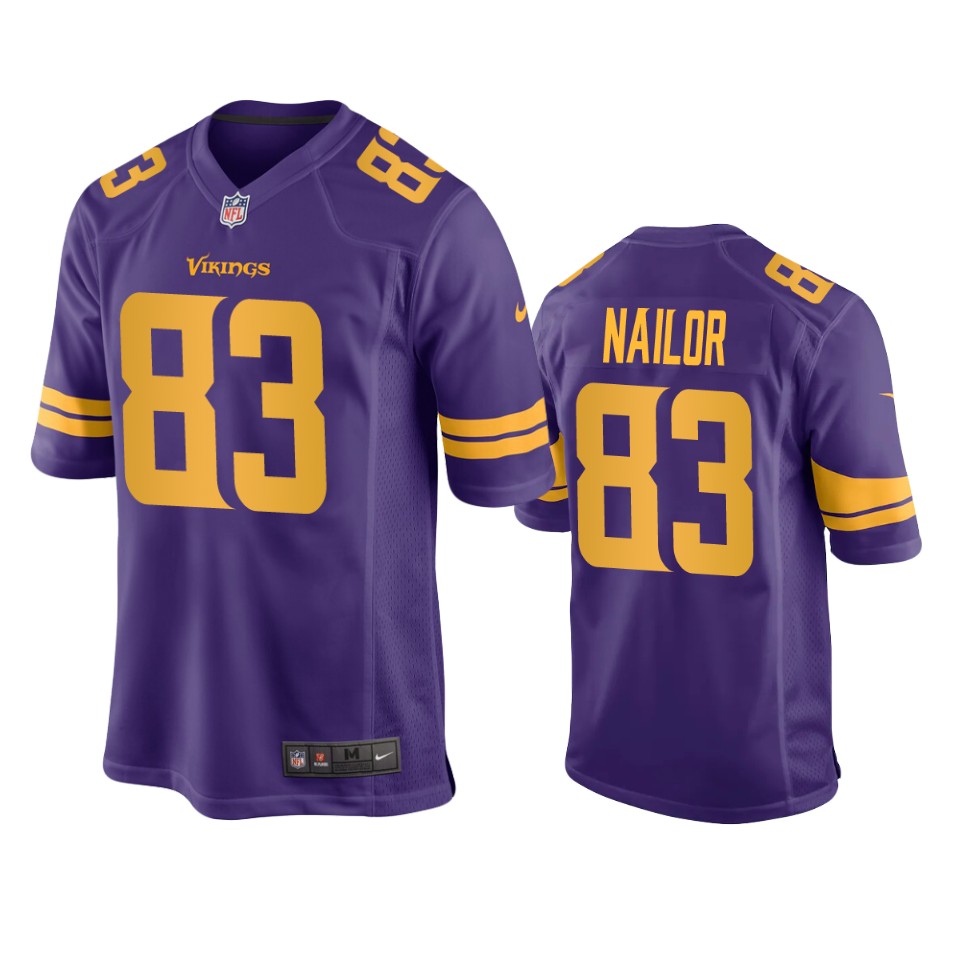 jalen nailor vikings purple alternate game jersey