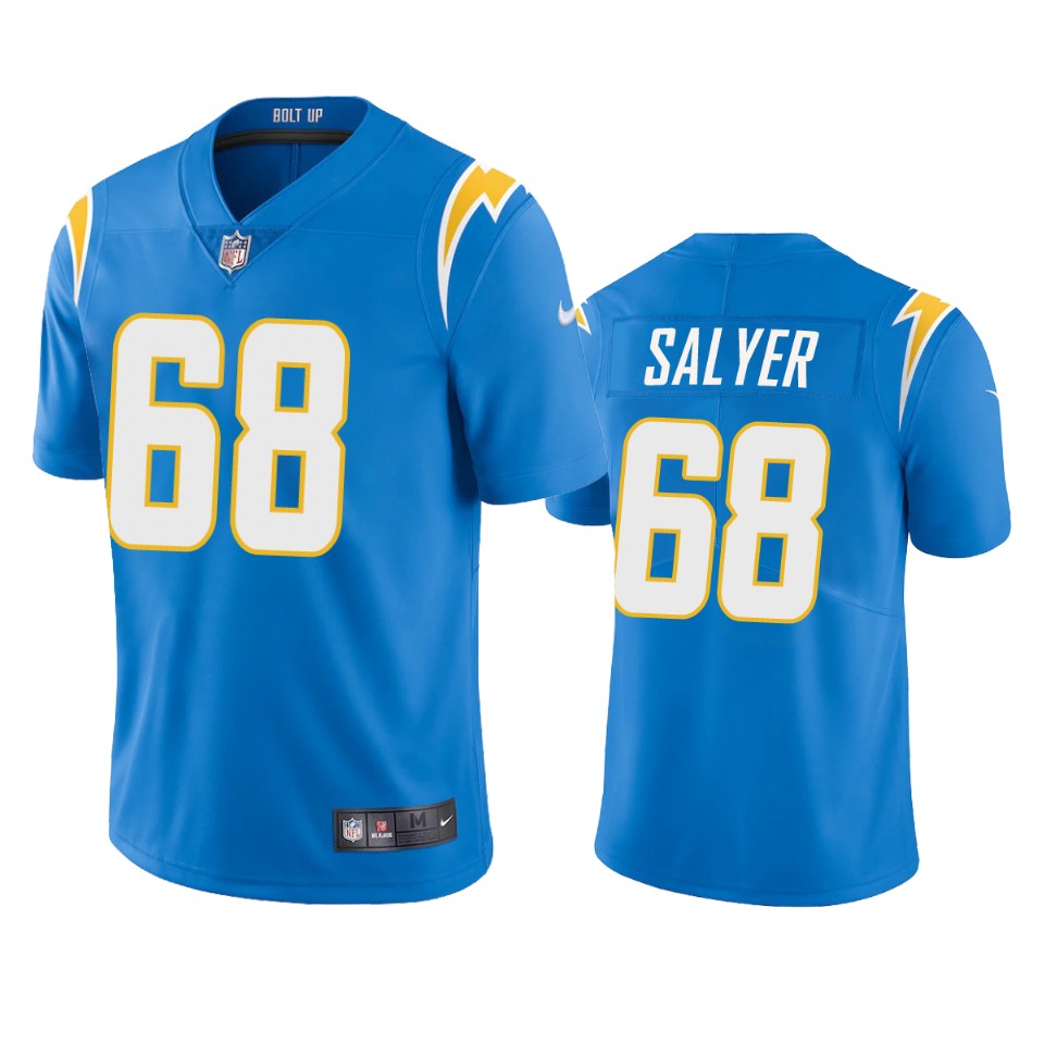 jamaree salyer chargers powder blue vapor jersey