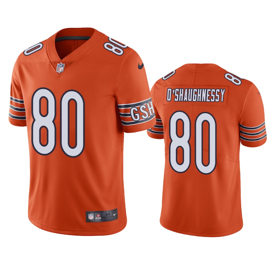 james o'shaughnessy bears orange vapor jersey