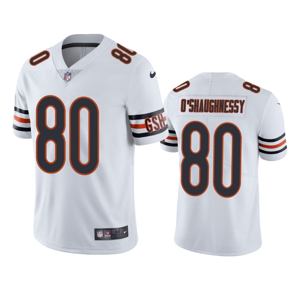 james o'shaughnessy bears white vapor jersey