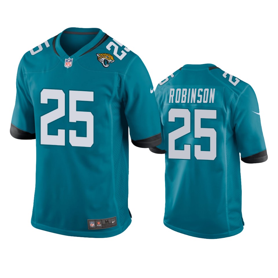 james robinson jaguars teal game jersey