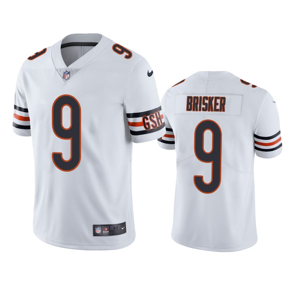 jaquan brisker bears vapor limited white jersey