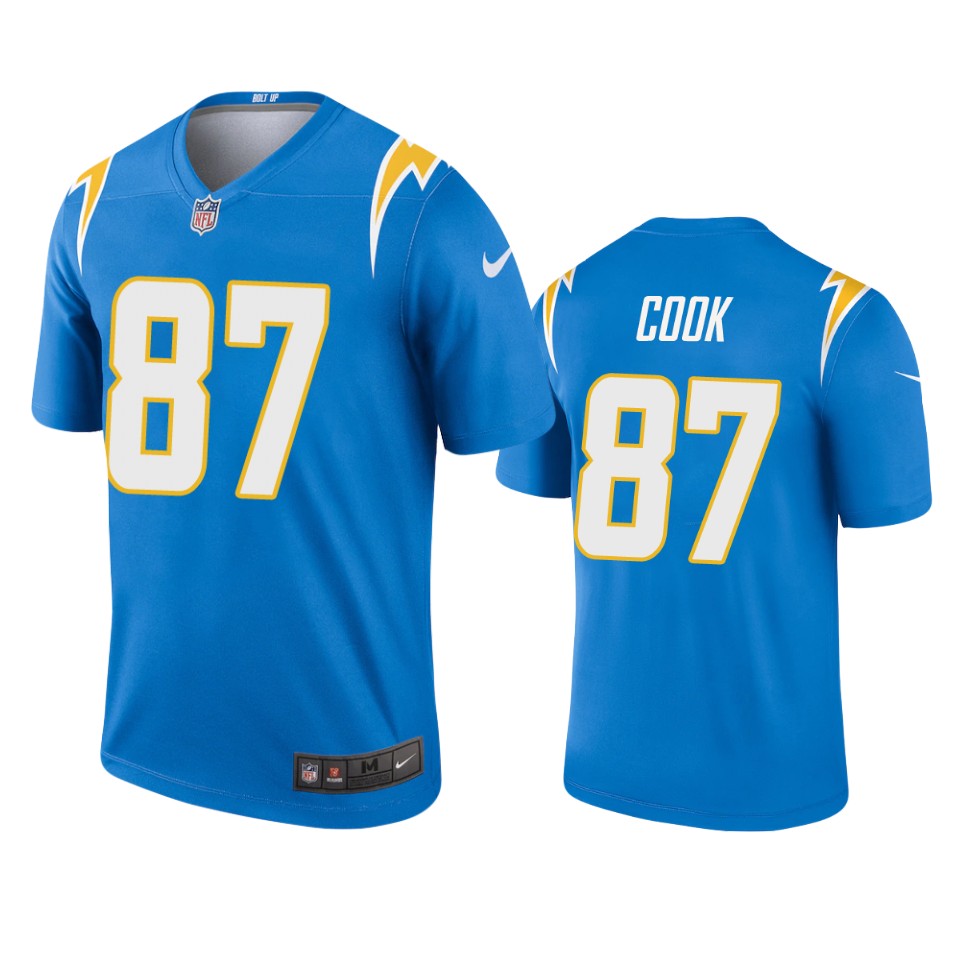 jared cook chargers powder blue legend jersey