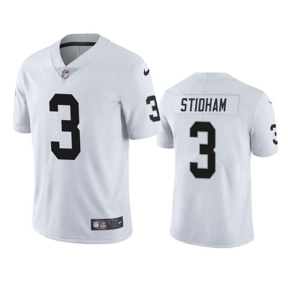 jarrett stidham raiders vapor limited white jersey