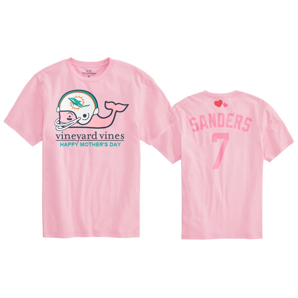 jason sanders dolphins pink mother's day t shirt