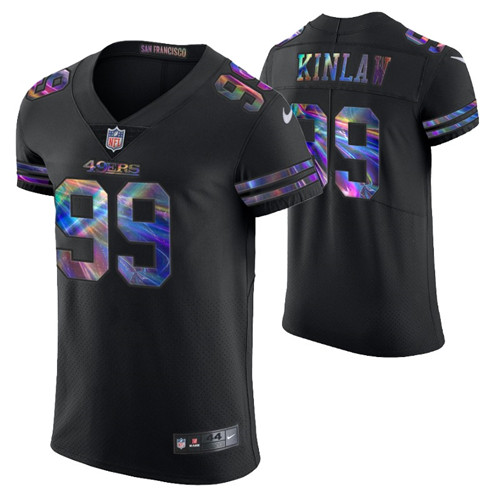 javon kinlaw golden edition jersey vapor elite black holographic  stitched