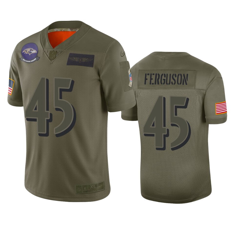 jaylon ferguson ravens camo 2019 salute to service limited jersey