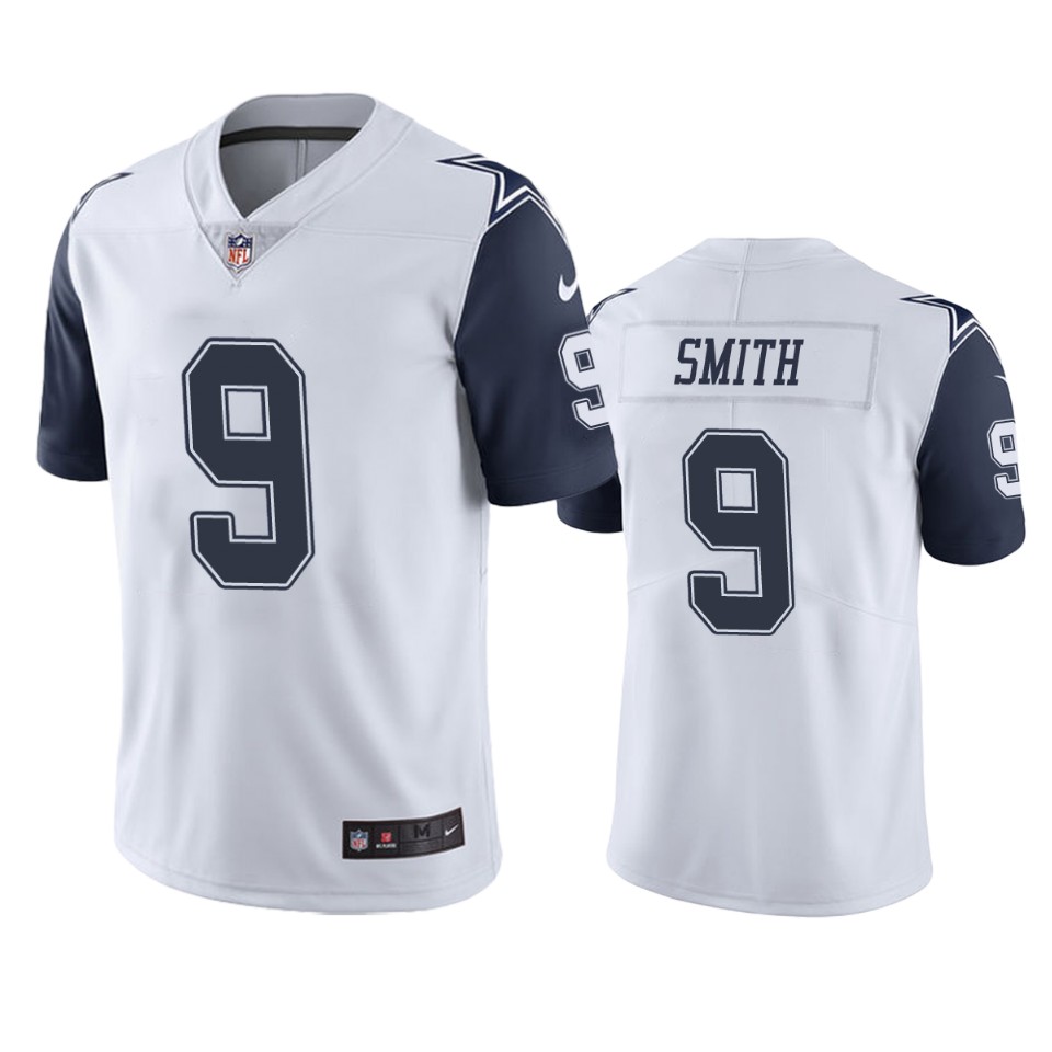jaylon smith cowboys color rush limited white jersey