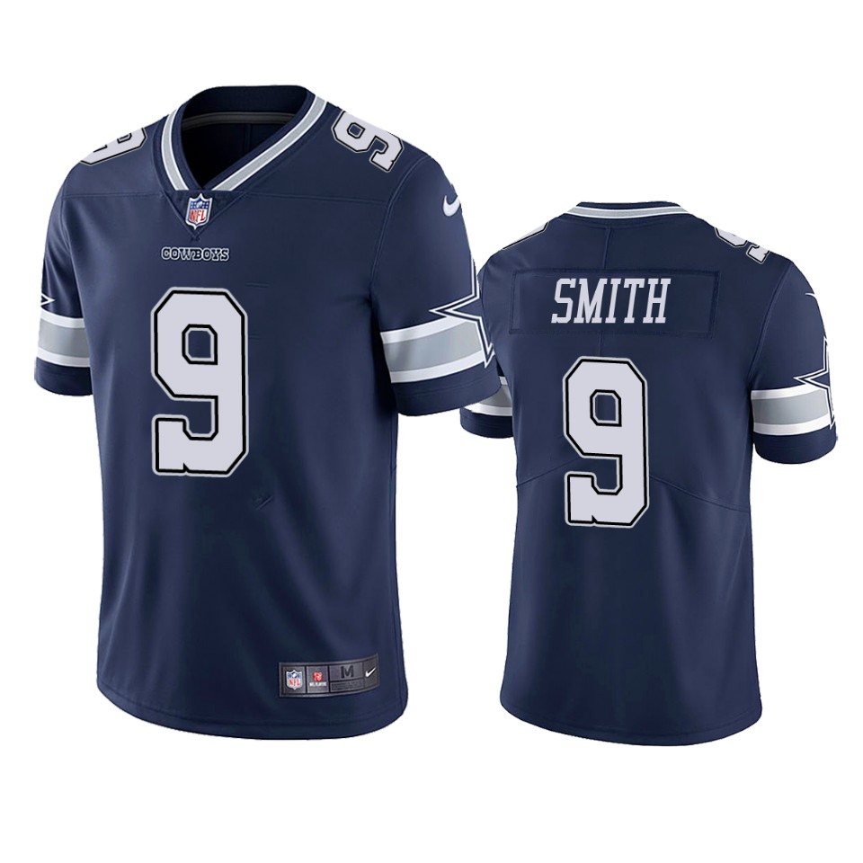 jaylon smith cowboys navy vapor jersey