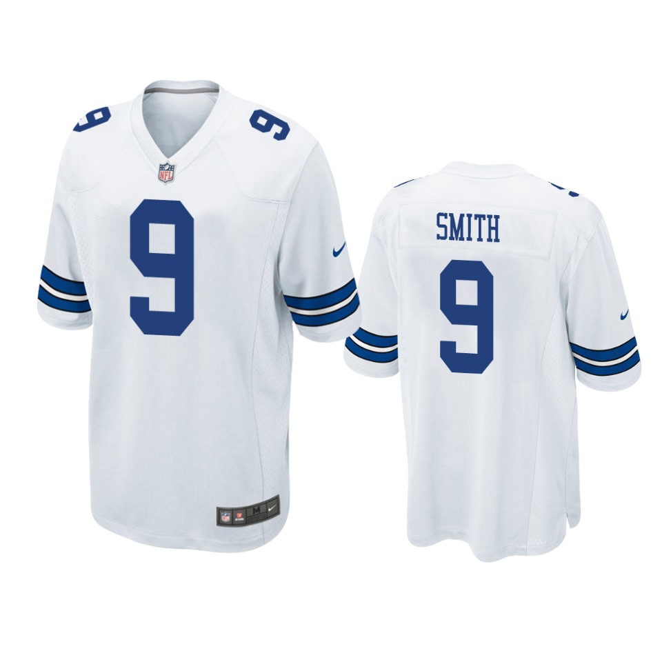 jaylon smith cowboys white game jersey