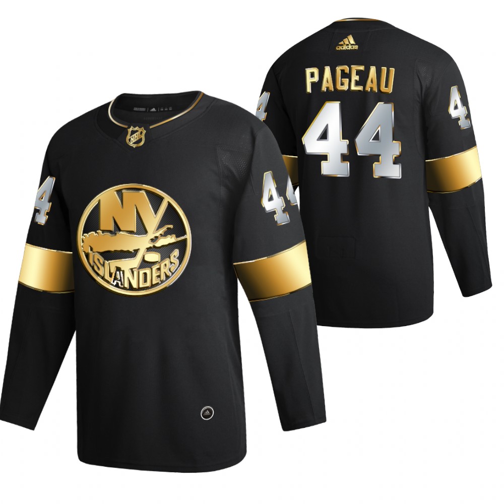 jean-gabriel pageau New York Islanders Black 2021 Golden Edition Jersey Limited Authentic