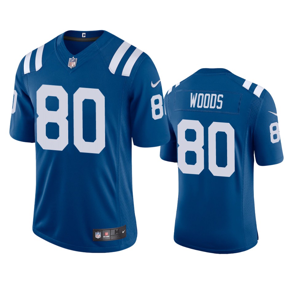 jelani woods colts royal vapor jersey 0a