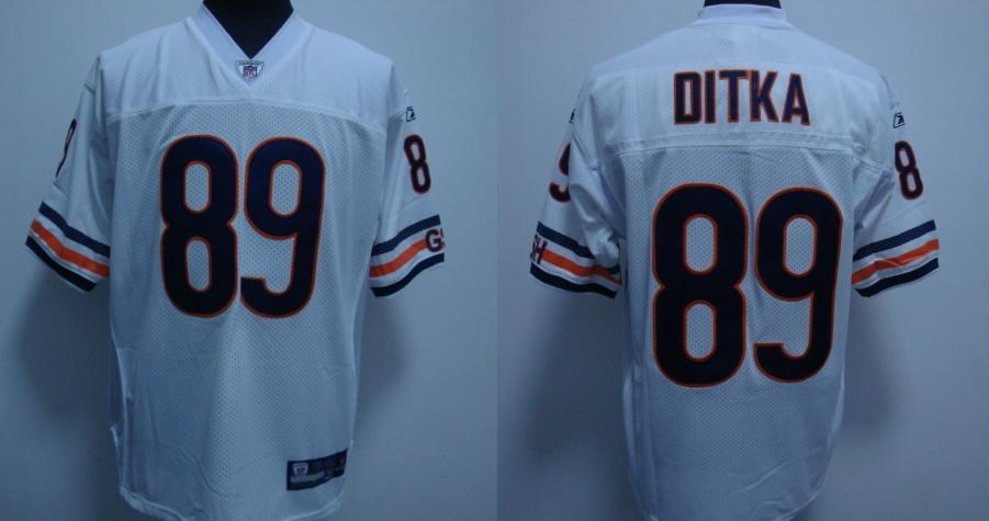 jerseys chicago bears 89 mike ditka white jerseys