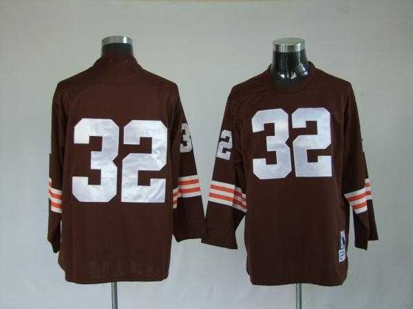 jerseys cleveland browns 32 jim brown brown throwback jerseys