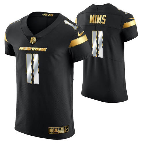 jets-denzel-mims-golden-edition-jersey-black-men's