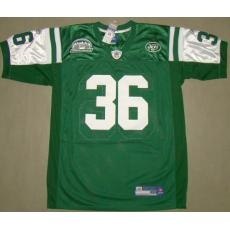 jim leonhard #36 new york jets green nfl jersey