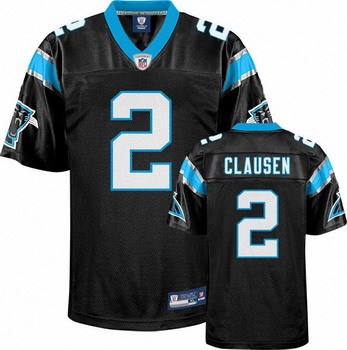 jimmy clausen jersey black 2 carolina panthers jersey