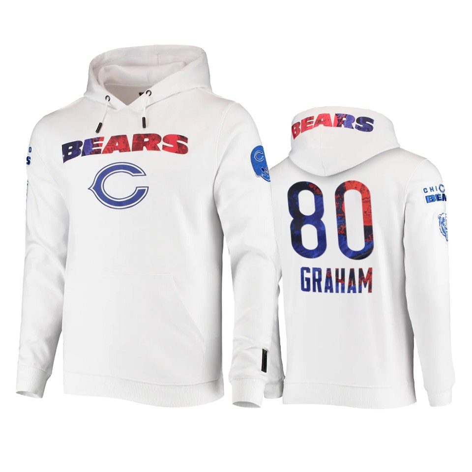 jimmy graham bears white americana hoodie