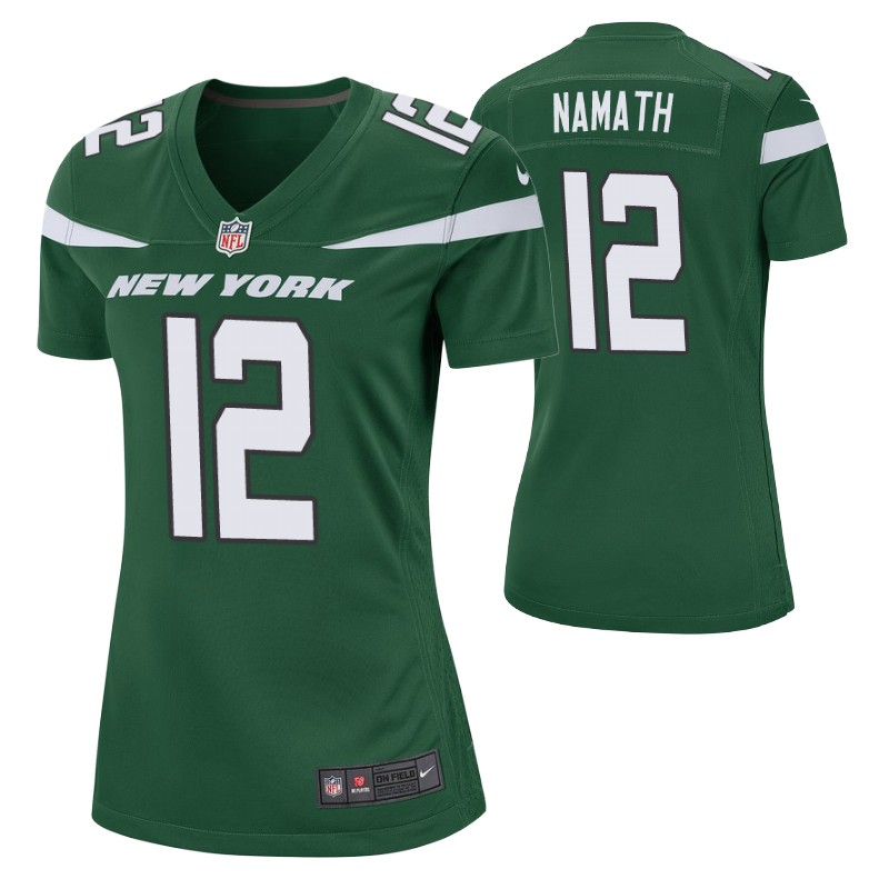 joe-namath-game-green-women's-jersey