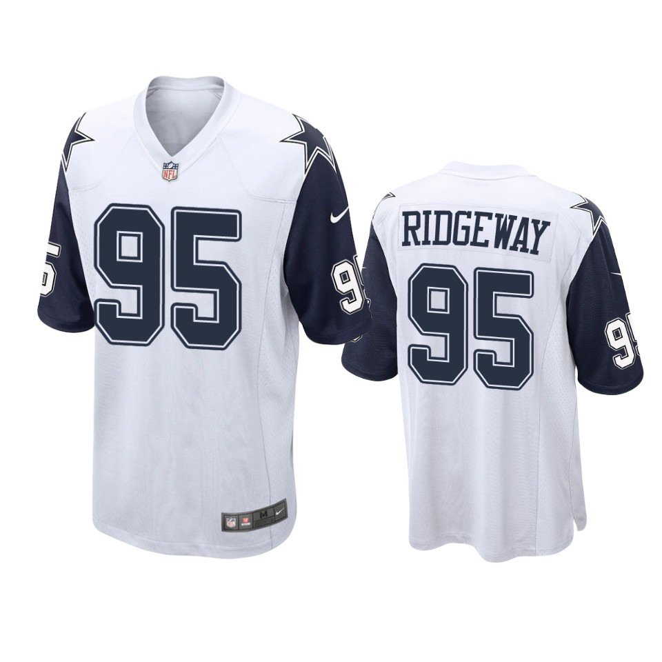 john ridgeway cowboys alternate game white jersey