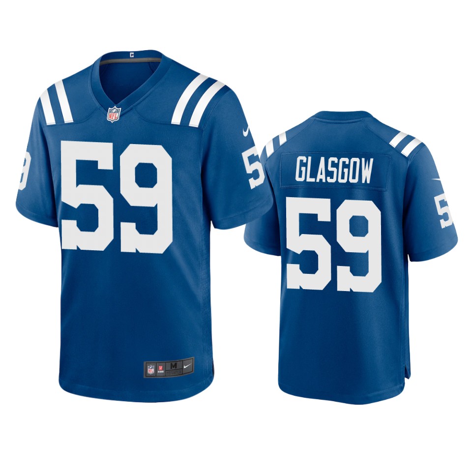 jordan glasgow colts royal game jersey