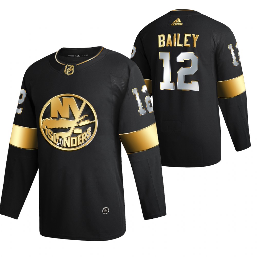 josh bailey New York Islanders Black 2021 Golden Edition Jersey Limited Authentic