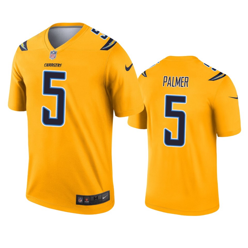 josh palmer chargers gold inverted legend jersey