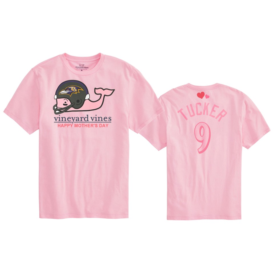 justin tucker ravens pink mother's day t shirt