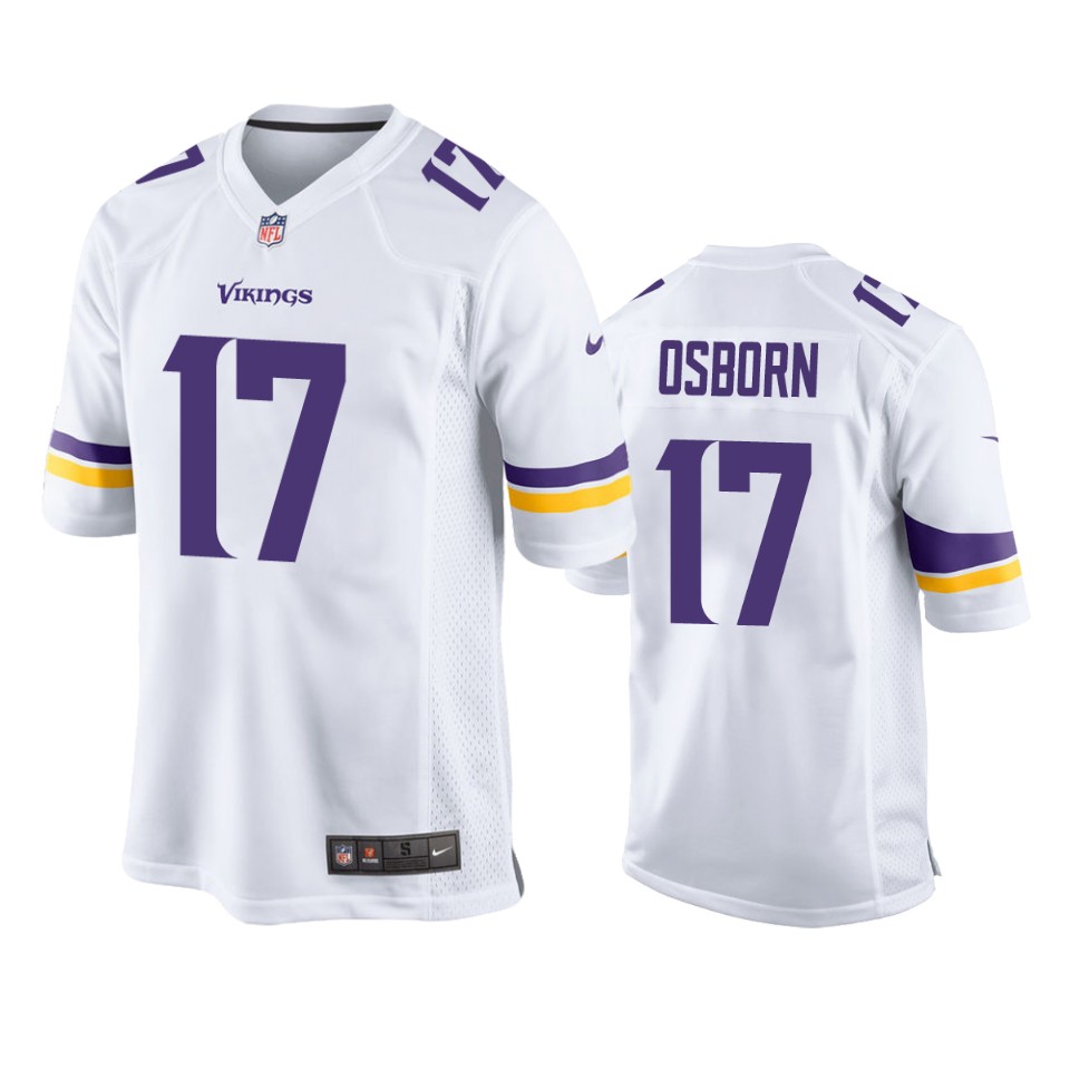 k.j. osborn vikings white game jersey