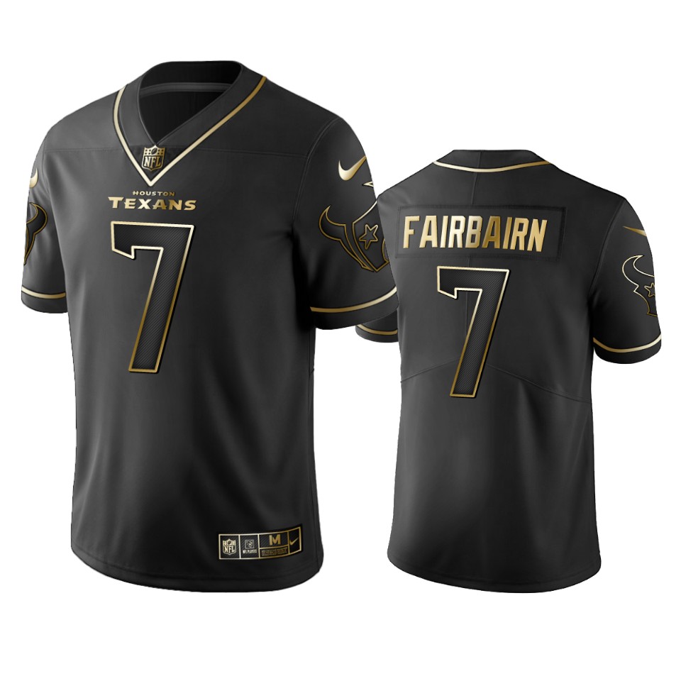 ka'imi fairbairn texans black golden edition jersey