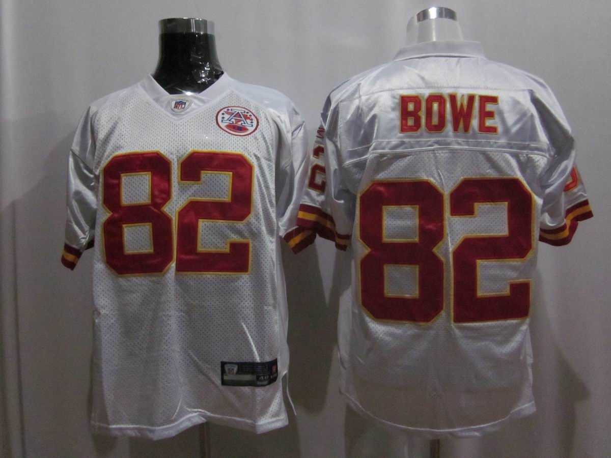 kansas city chiefs #82 bowe white color jersey