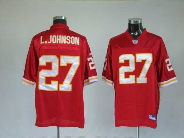 kansas city chiefs 27 larry johnson red