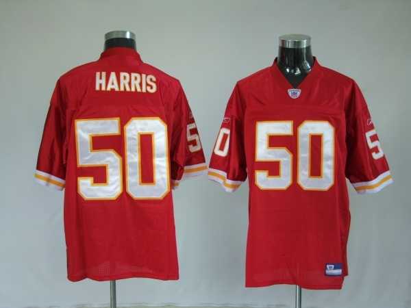kansas city chiefs 50 harris red