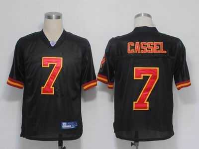 kansas city chiefs 7 cassel black jerseys