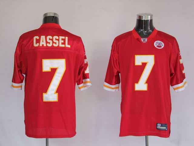 kansas city chiefs 7 cassel red jerseys