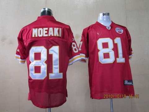 kansas city chiefs 81 moeaki red jersey