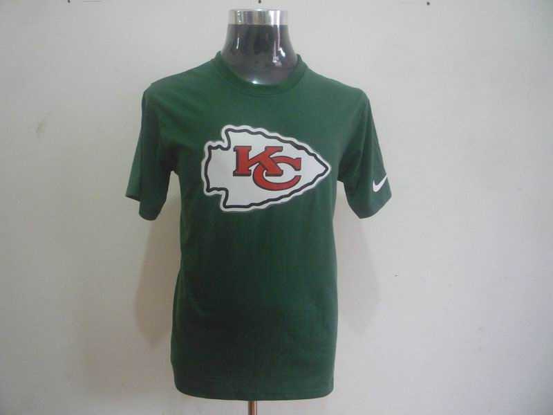 kansas city chiefs sideline legend authentic logo dri-fit t-shirt -green2