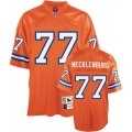 karl mecklenburg #77 denver broncos orange throwback jersey