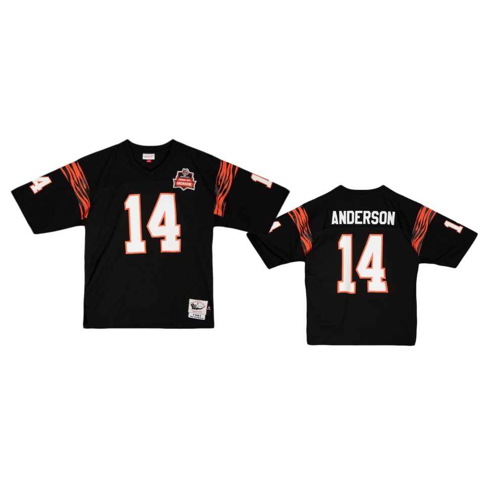 ken anderson bengals black authentic jersey
