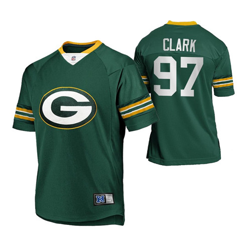 kenny-clark-majestic-replica-green-jersey