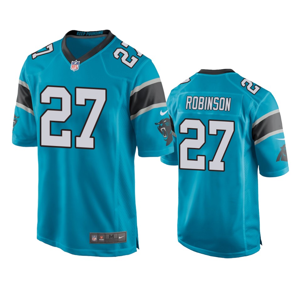 kenny robinson panthers blue game jersey