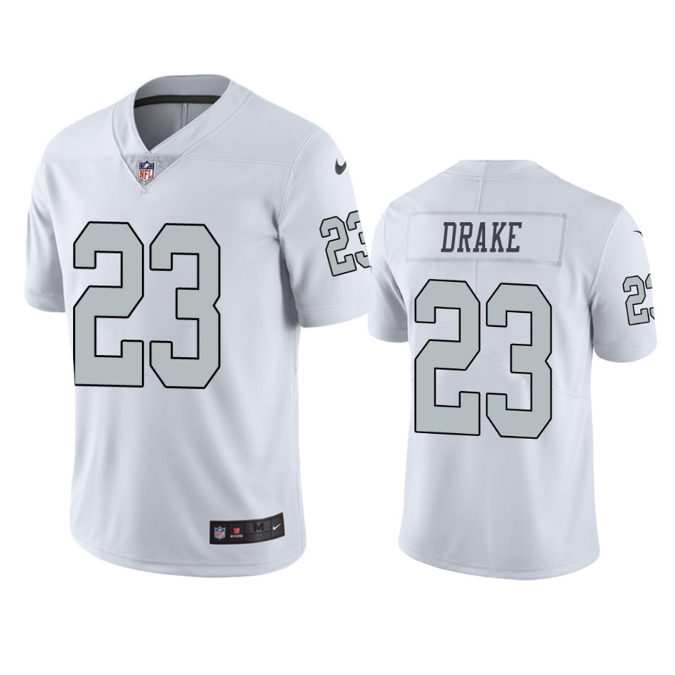 kenyan drake raiders color rush limited white jersey