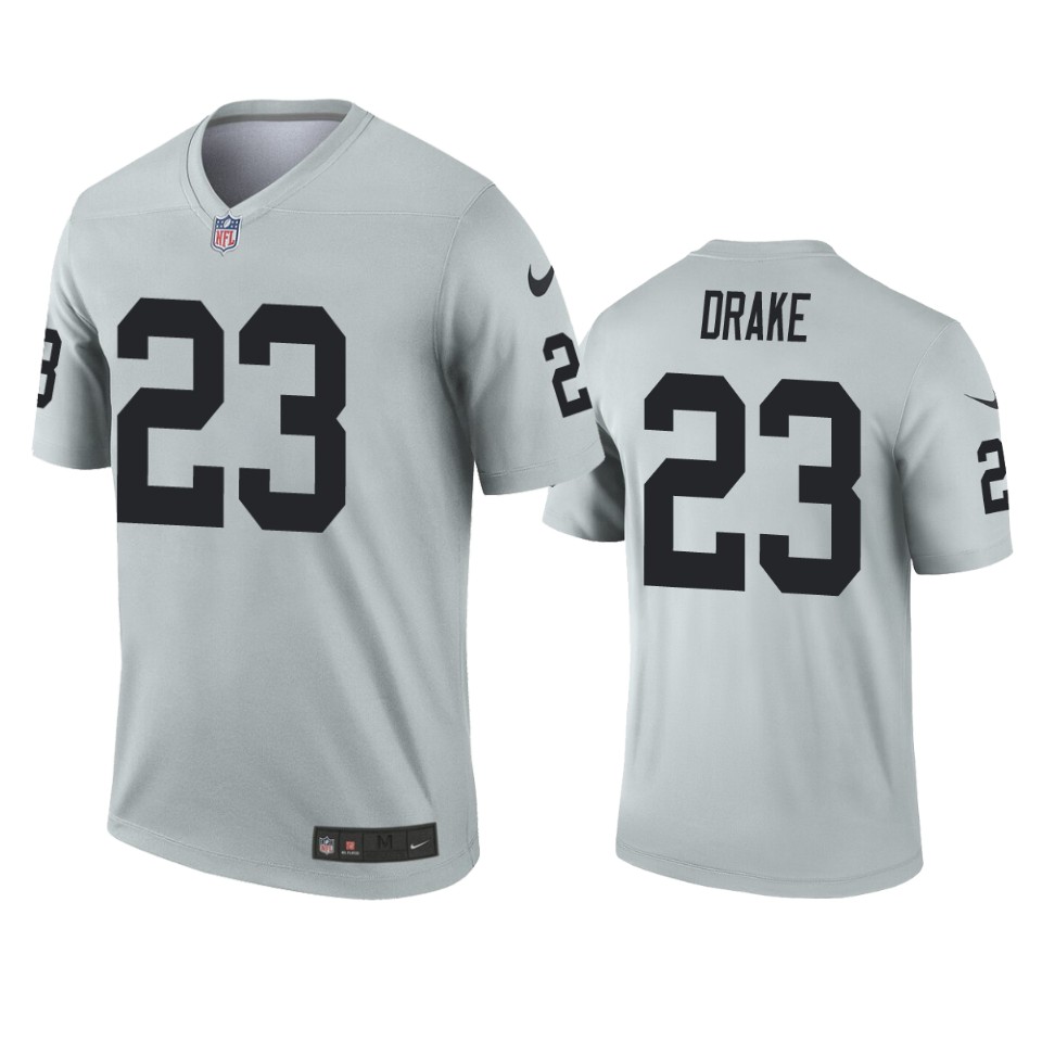 kenyan drake raiders inverted legend silver jersey
