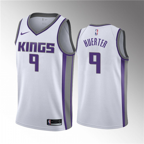 Sacramento Kings Kevin Huerter 2022 Association Edition White stitched Jersey #9