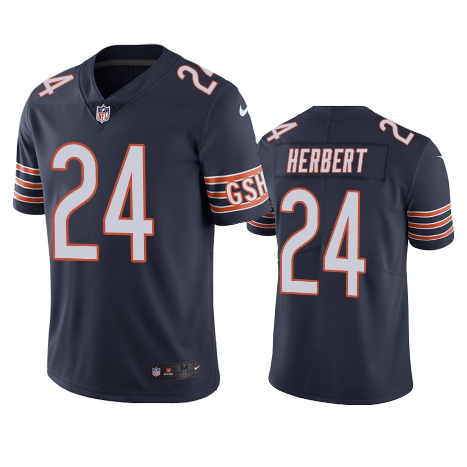 khalil herbert bears color rush limited navy jersey