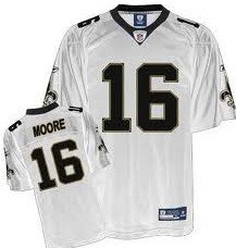 kid new orleans saints 16 lance moore jersey white