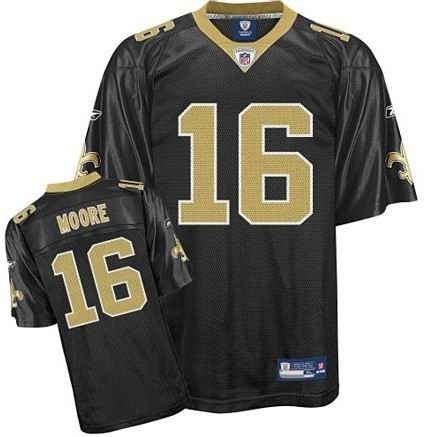 kid new orleans saints lance moore jersey 16 team color black