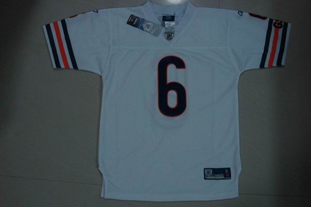kid nfl jersey chicago bears #6 cutler white nfl jersey