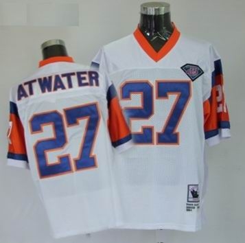 Denver broncos 27 steve atwater white throwback jerseys